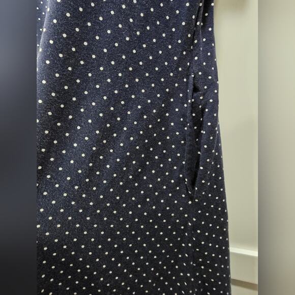Isaac Mizrahi Live! Navy Blue Polka Dot Dress with Pockets – Size S - Picture 3 of 9
